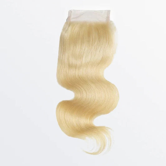 4” x 4” Remy Blonde Body Wave Closure